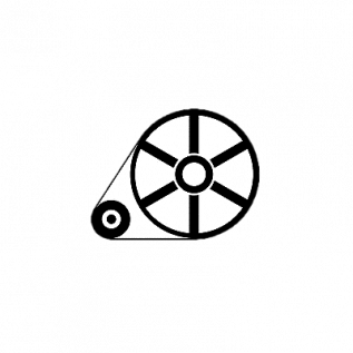 Шкив стиральной машины Midea WM6H10AE1W 12338100000150